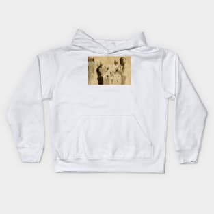 Two Trumpeter. Jazz Club Poster Kids Hoodie